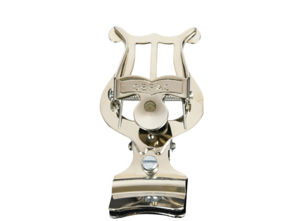 Obrac 1240N Estante de Trompete Niquelada com Pinça para Campânula Obrac 1240N Estante de Trompete Niquelada com Pinça para Campânula